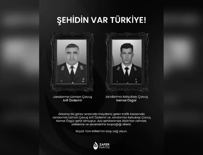 Aksaray’da Görev Sırasında Meydana Gelen Kazada İki Jandarma Şehit Oldu