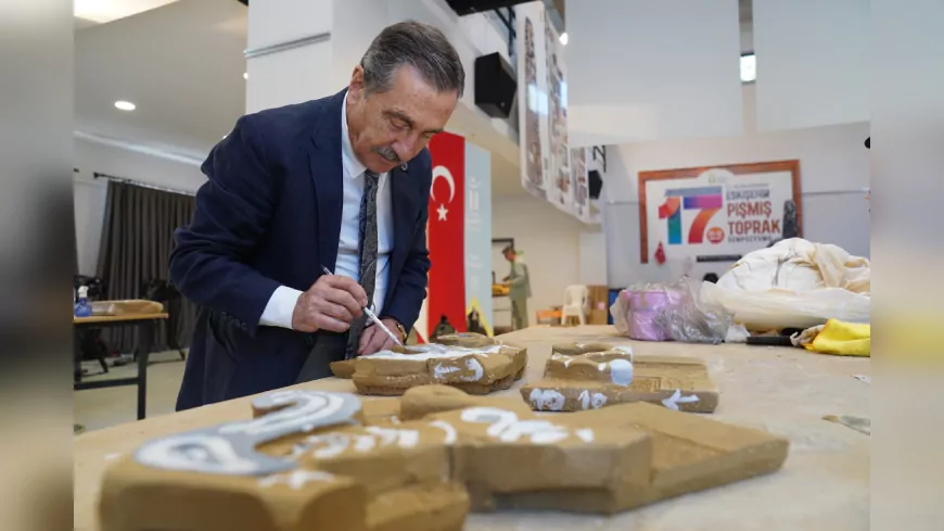 Başkan Ataç, Pişmiş Toprak Sempozyumu Sanatçılarını Ziyaret Etti