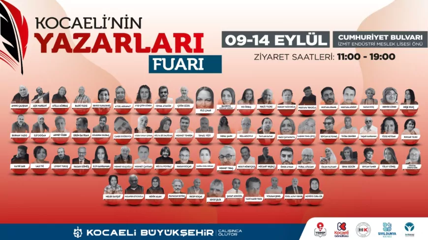 Kocaeli Büyükşehir’den Kitap Fuarı Öncesi Kültür Buluşmaları