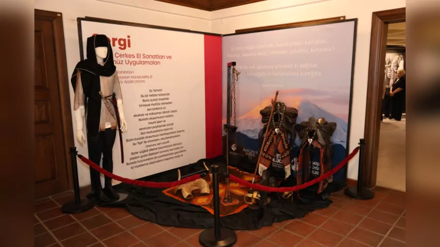 Eskişehir’de Çerkes El Sanatları Sergisi Ziyarete Açıldı