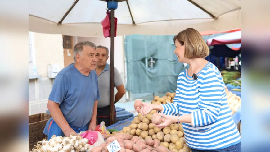 Başkan Ayşe Ünlüce Kurtuluş Pazarı’nda Esnaf ve Vatandaşla Buluştu