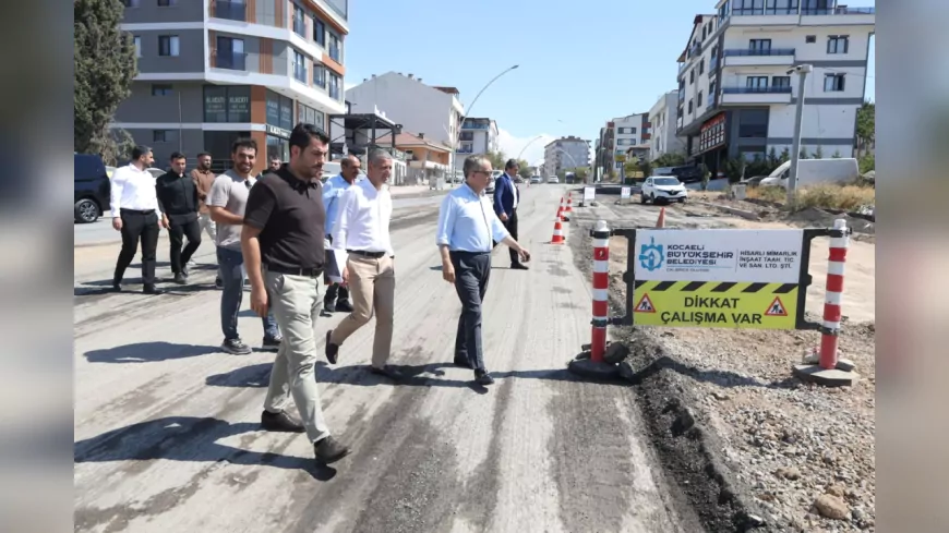 Dr. Hayri Baraçlı, Gebze Bölgesinde Devam Eden Projeleri Yerinde İnceledi