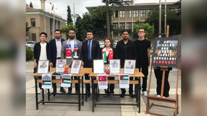 AK Parti Eskişehir Gençlik Kolları'ndan Gazze'deki Eğitim Dramına Tepki