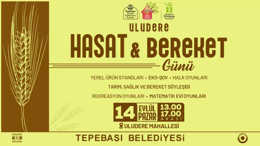 Tepebaşı Belediyesi’nden Uludere’de Hasat ve Bereket Günü Etkinliği