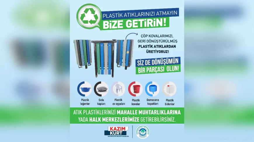 Odunpazarı Belediyesi’nden Geri Dönüşümde Yeni Adım: Çöp Kovaları Plastik Atıklardan Üretilecek