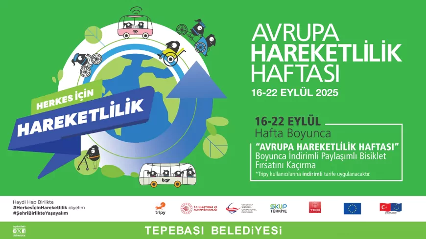 Tepebaşı Belediyesi’nden Avrupa Hareketlilik Haftası’na Özel Etkinlikler