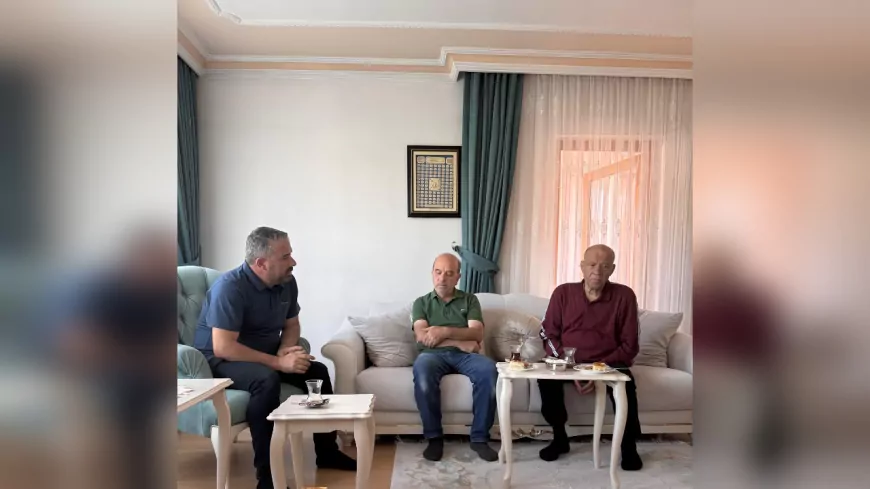 Başkan Ertuğrul Çetin Acılı Ailelerin Yanında