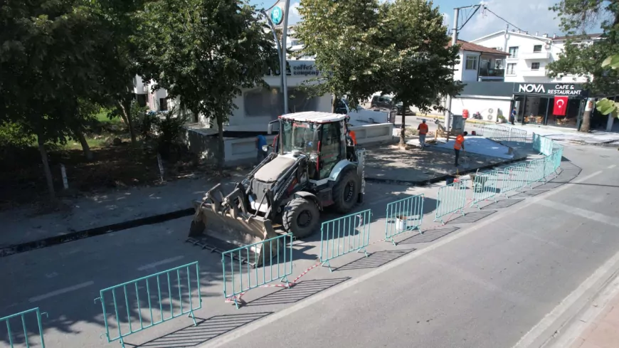 Başiskele Sahilinde Üstyapı Yenileniyor: Trafik ve Yaya Güvenliği Artıyor