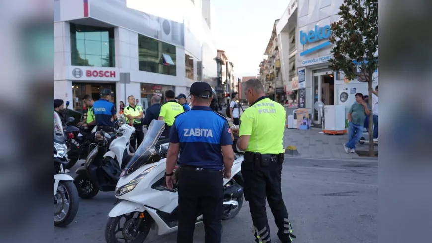 Düzce’de Trafiğe Kapalı Alanlarda Motosiklet Denetimi