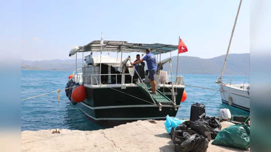 Muğla’nın Araçsız Koylarında Denizden Temizlik: 31 Bin Kilogram Atık Toplandı