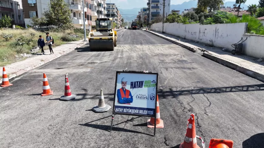 HBB’den Dörtyol Numuneevler Mahallesi’ne 6 Kilometrelik Asfalt Çalışması