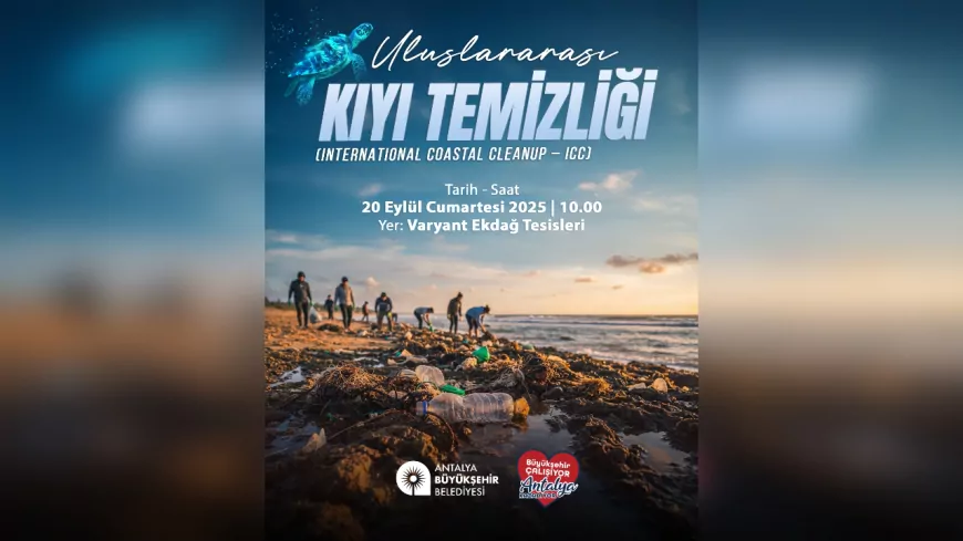 Antalya’da Deniz Gönüllüleri Kıyı Temizliği İçin Buluşuyor