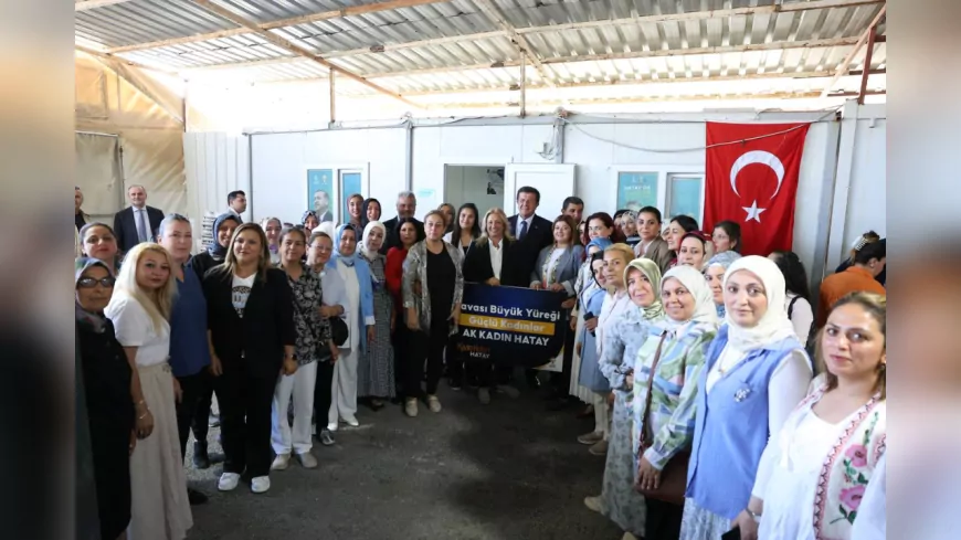 AK Parti Genel Başkan Yardımcısı Zeybekçi, Hatay’da Partililerle Buluştu