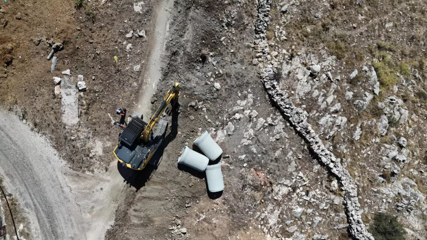 ASAT’tan Korkuteli Manay’a 8,5 Kilometrelik Yeni İçme Suyu Hattı