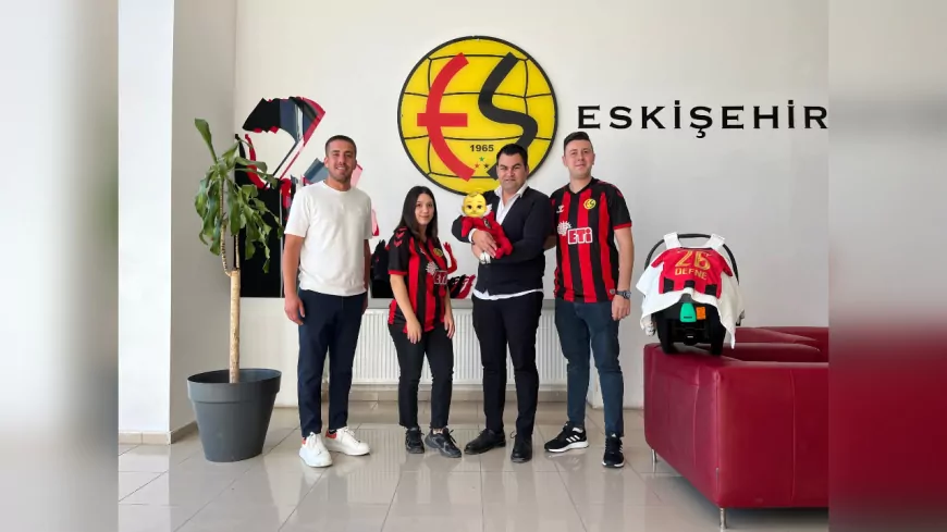 Minik Taraftar Defne'den Eskişehirspor’a Ziyaret