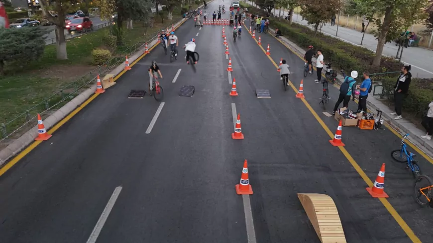 “Dünya Otomobilsiz Kent Günü” Eskişehir’de Coşkuyla Kutlandı