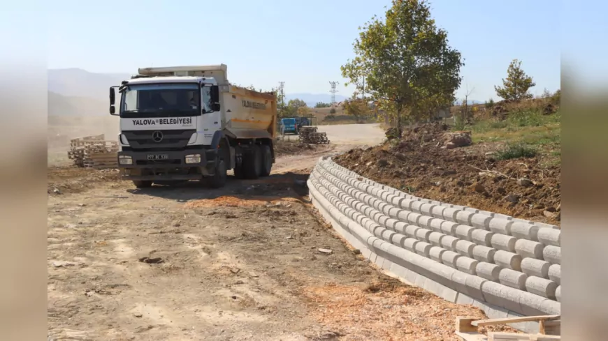 Yalova Paşakent Mezarlığı’nda 2000 Kişilik Genişletme Çalışması Başladı