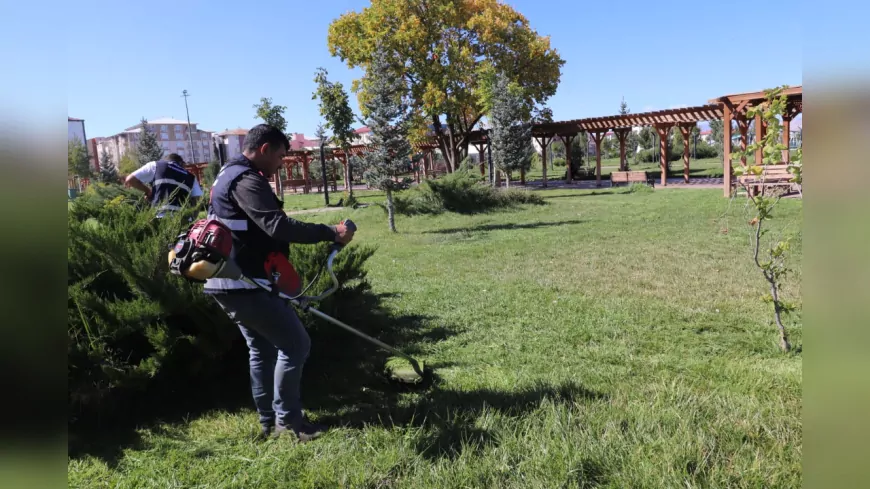 Ağrı Belediyesi'nden Yeşil Alanlara Düzenli Dokunuş