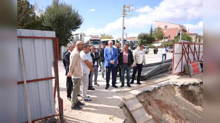 Başkan Kazım Kurt, Osmangazi Cazibe Merkezi İnşaatını Yerinde İnceledi