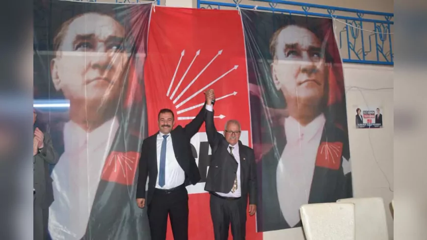CHP Beylikova İlçe Kongresi Gerçekleştirildi: Yusuf Baykara Yeniden Başkan Seçildi