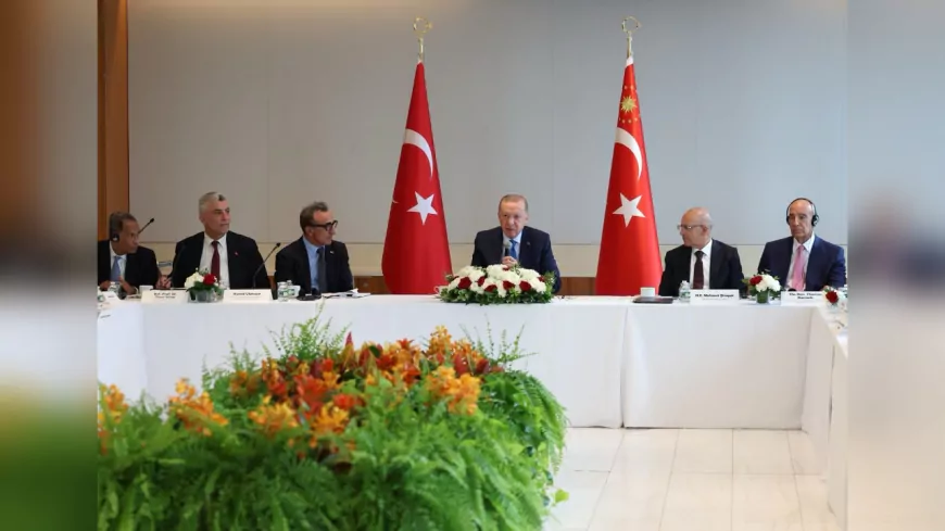 Cumhurbaşkanı Erdoğan, Türk-Amerikan Yatırım Forumu’nda ABD’li CEO’larla Buluştu