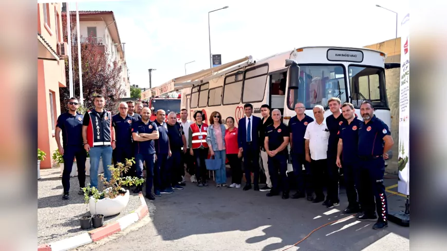 Yalova İtfaiyesi’nden İtfaiye Haftası’na anlamlı katkı: Kan bağışına tam destek