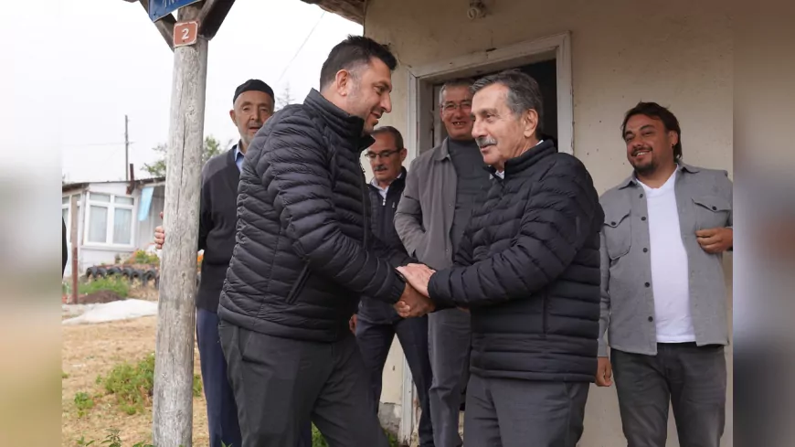 Başkan Ataç Karaçobanpınarı Mahallesi’nde Vatandaşlarla Buluştu
