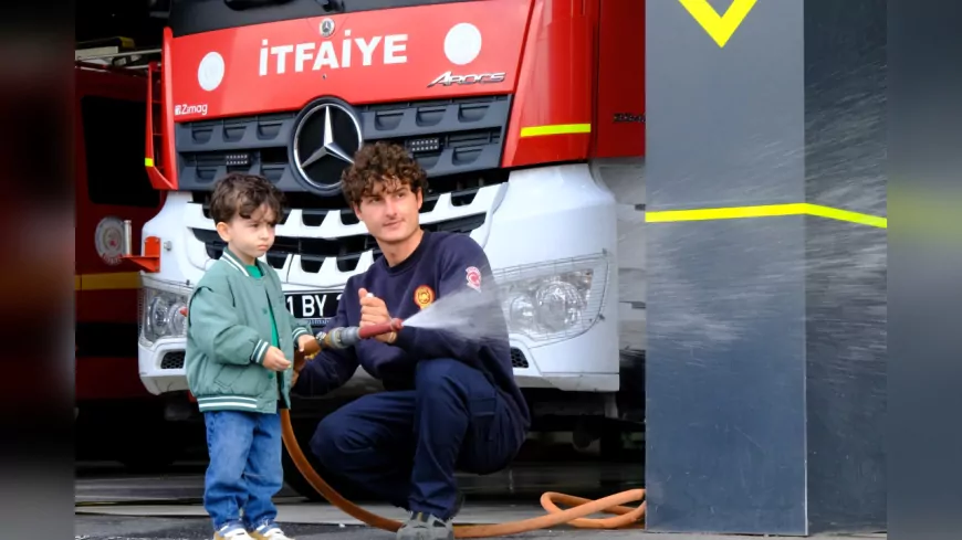 Miniklerden İtfaiyecilere Anlamlı Ziyaret