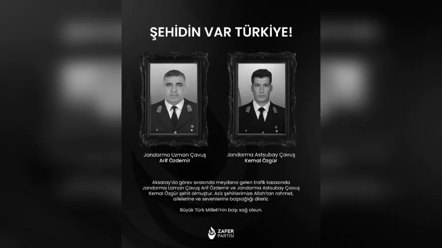 Aksaray’da Görev Sırasında Meydana Gelen Kazada İki Jandarma Şehit Oldu