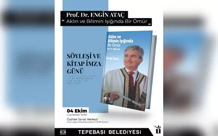 Prof. Dr. Engin Ataç, Tepebaşı Belediyesi'nin Etkinliğinde Kitapseverlerle Buluşacak