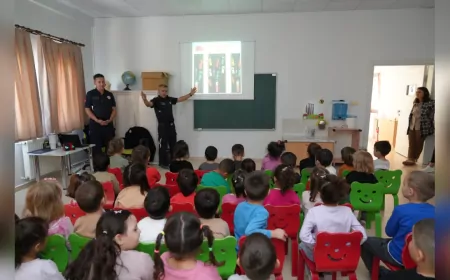 Minikler, İtfaiyecilik Haftası’nda Kahraman İtfaiyecilerle Buluştu