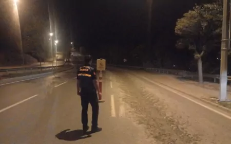 Yola Beton Dökerek Çevreyi Kirleten Firmaya 20 Bin TL Ceza