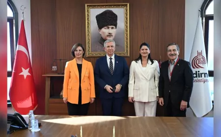 Başkan Ayşe Ünlüce, Tarihi Kentler Birliği Toplantısı İçin Edirne’de