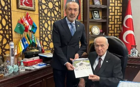 Horasan Erenleri Dergâhı Cemevi Açılışının İlk Davetiyesi Bahçeli’ye Takdim Edildi