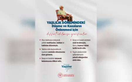Yaşlılıkta Düşme ve Kazaların Önlenmesi İçin Alınması Gereken Önlemler
