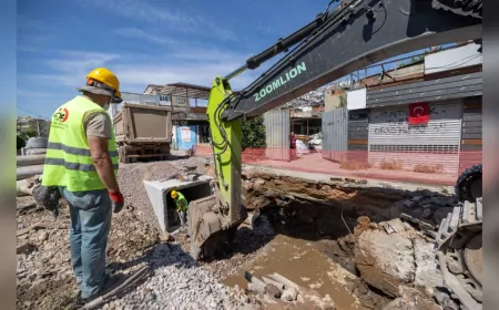 Bayraklı Tepekule’de Altyapı Tamamlandı: 70 Milyonluk Yatırımla Taşkın Riski Ortadan Kalktı