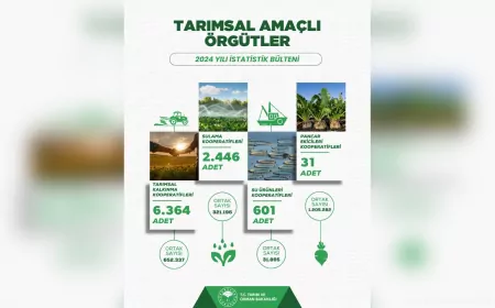 Tarım ve Orman Bakanlığı Tarımsal Amaçlı Örgütler Verilerini Açıkladı