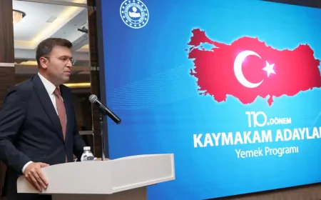 110. Dönem Kaymakam Adayları Uğurlandı