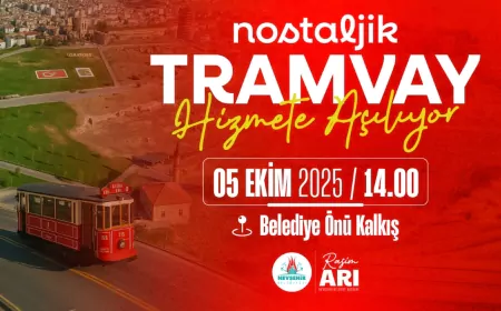 Nevşehir’de Bir İlk: Nostaljik Tramvay Hizmete Başlıyor