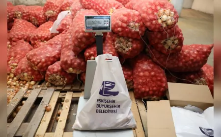 Eskişehir Büyükşehir Belediyesi’nden Örnek Tarım ve Dayanışma Projesi