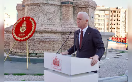 6 Ekim İstanbul’un Kurtuluşu Taksim’de Coşkuyla Kutlandı