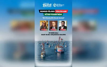 SumudFilosu Yolcuları Kocaeli Kitap Fuarı’nda Gazze İçin Konuşacak