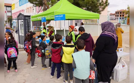 Tepebaşı Belediyesi’nden İlkokul Öğrencilerine Beslenme Desteği