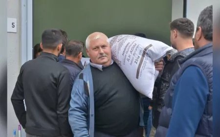 Bursa’da Çiftçiye İtalyan Çimi Tohumu Desteği