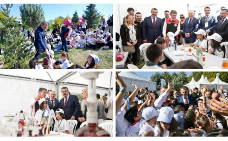 Millî Eğitim ve Tarım Bakanları “Tarımın Yıldızları” Şenliğinde Öğrencilerle Buluştu