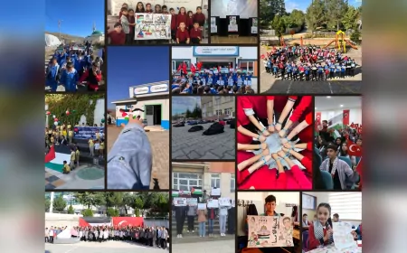 Türkiye Genelinde Okullarda Filistin İçin “Yurtta Barış, Dünyada Barış” Mesajı Verildi