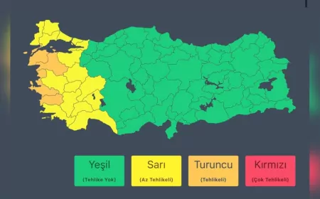 Meteoroloji'den Ege, Batı Akdeniz ve Marmara'ya Uyarı: Çok Kuvvetli Yağış ve Fırtına Bekleniyor
