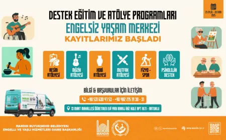 Mardin Engelsiz Yaşam Merkezi’nde Yeni Dönem Kayıtları Başladı