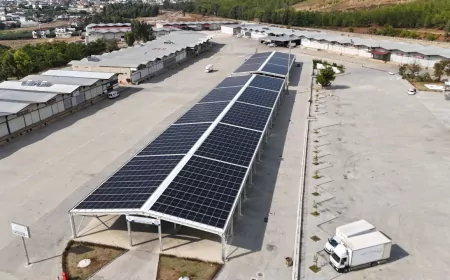 Muğla Büyükşehir Belediyesi Güneşten Güç Alıyor: Karaçulha Hali’ne GES Kuruldu