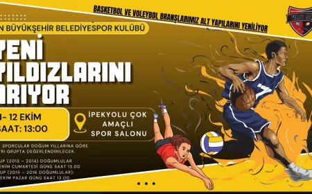 Van Büyükşehir Belediyespor, Yeni Yıldızlarını Arıyor